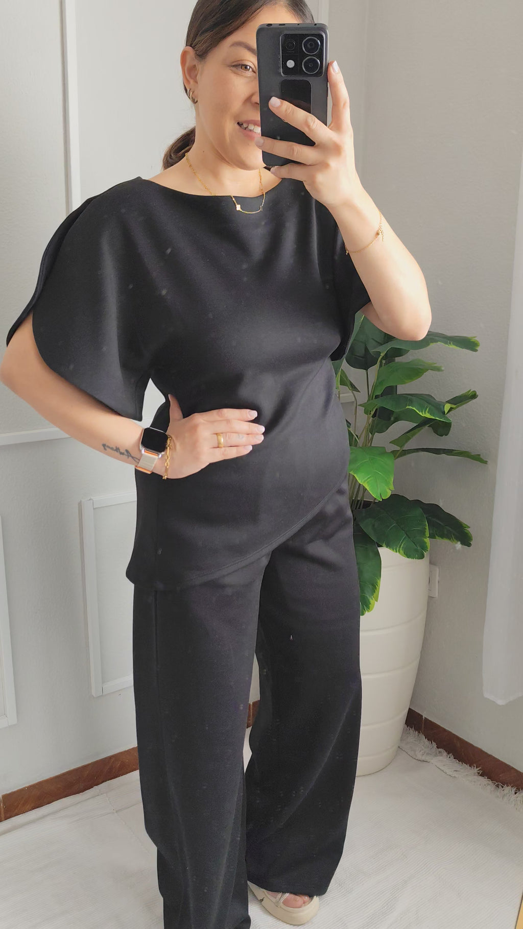 Conjunto Fato de Treino Feminino – Preto