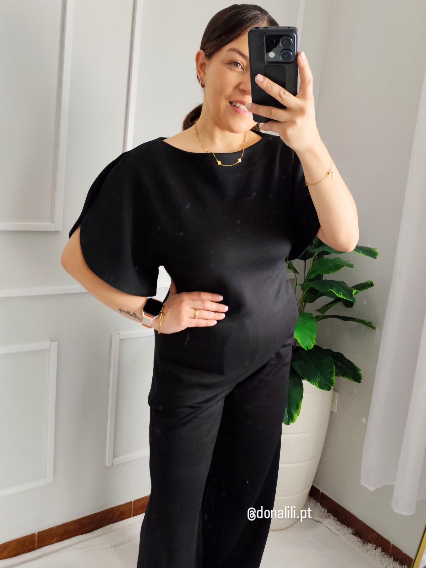 Conjunto Fato de Treino Feminino – Preto