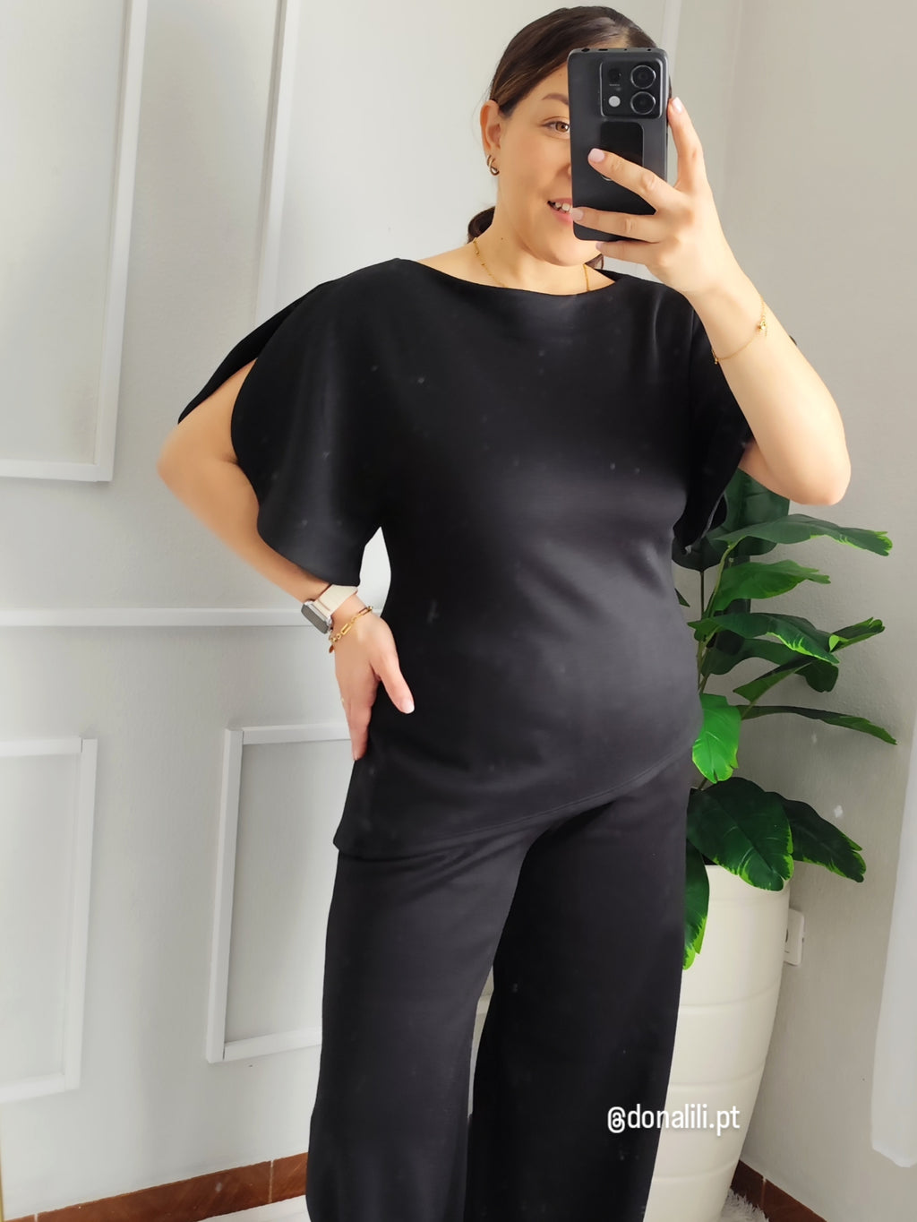 Conjunto Fato de Treino Feminino – Preto