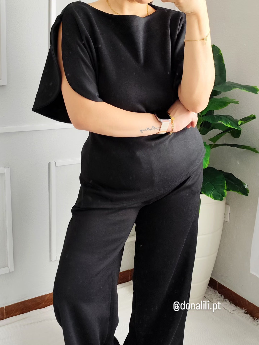 Conjunto Fato de Treino Feminino – Preto